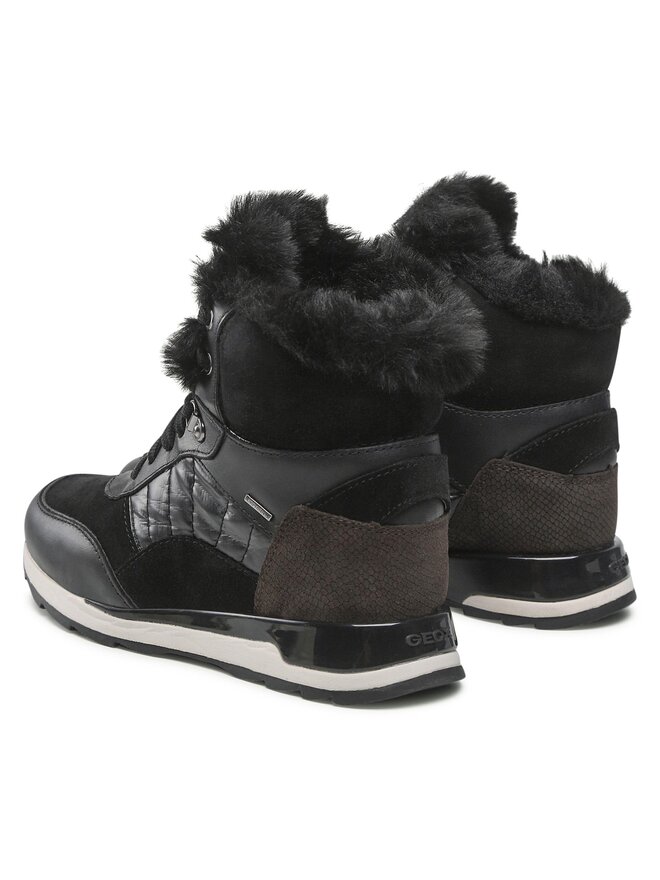 Geox Členková obuv Geox D New Aneko B Abx A D26LYA 085FU C9999 Čierna