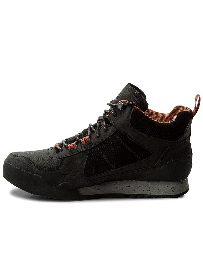 Trekkingi Merrell Burnt Rock Mid J91741 Czarny eobuwie .pl
