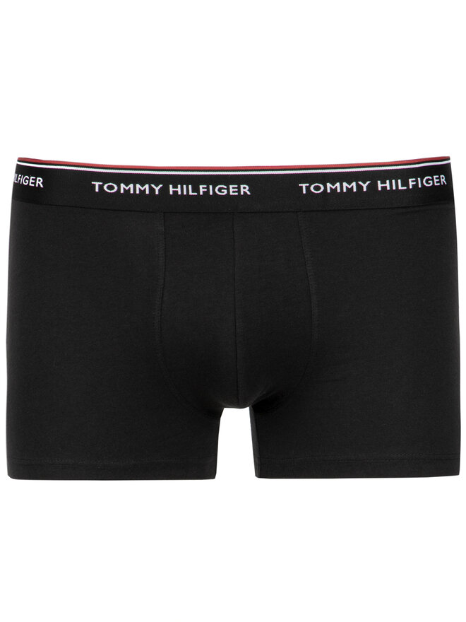 Tommy Hilfiger Tommy Hilfiger Σετ μποξεράκια 3 τμχ 3P Trunk 1U87903842 Μαύρο
