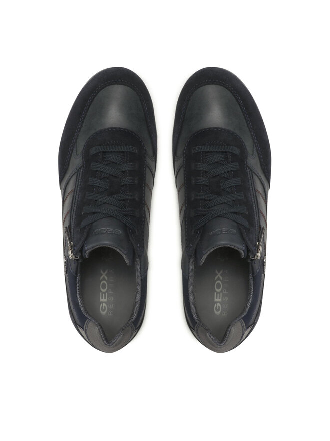 Geox Heren U Renan Sneakers, Blauw Navy 4, 42 EU