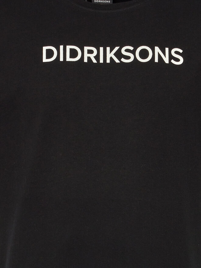 Didriksons Didriksons Majica Harald 505551 Črna Regular Fit