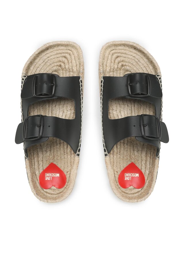 Espadryle LOVE MOSCHINO JA28123G1GIAJ000 Czarny | eobuwie.com.pl