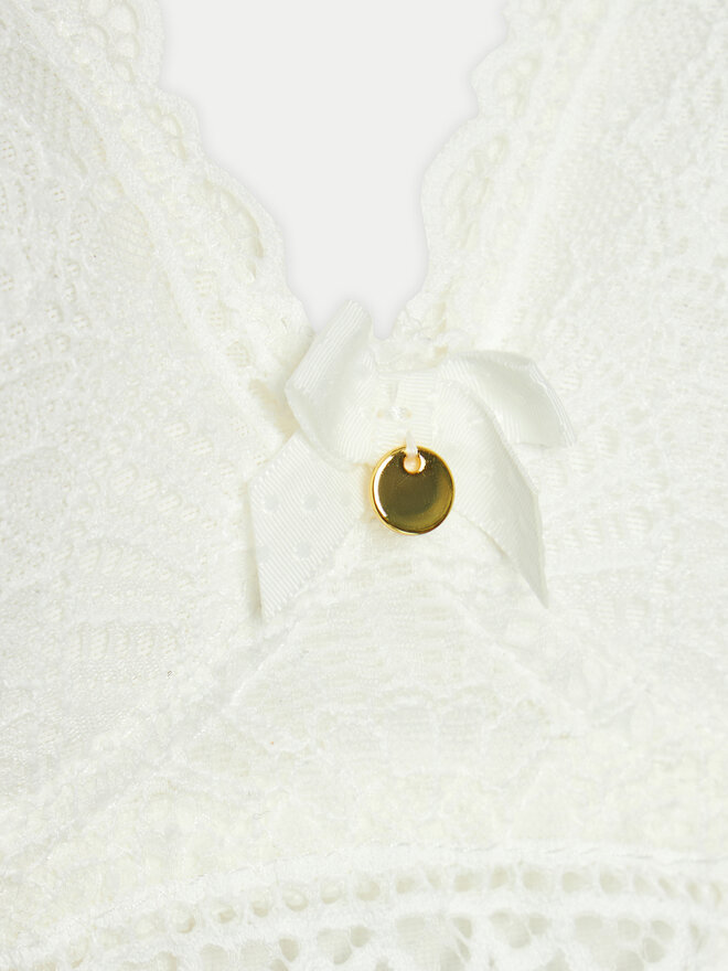 Selmark Selmark Sujetador sin aros Penelope 31010 Blanco
