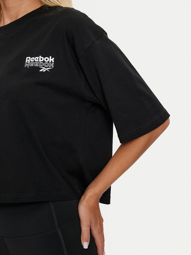 Reebok Reebok T-Shirt Rie Tee 100075953 Μαύρο Regular Fit