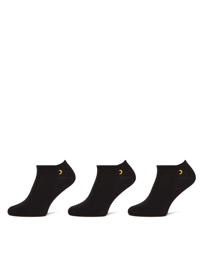 ONLY 3 pares de calcetines cortos para mujer ONLY 15338233 Negro