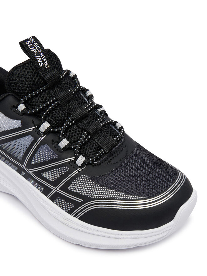 Skechers Sneakers Skechers Microspec Velocity - Grid-Shift 404220L/BKSL Schwarz