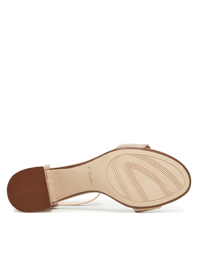 Clarks Sandały Clarks Ezoria Mae 26181299 Beżowy