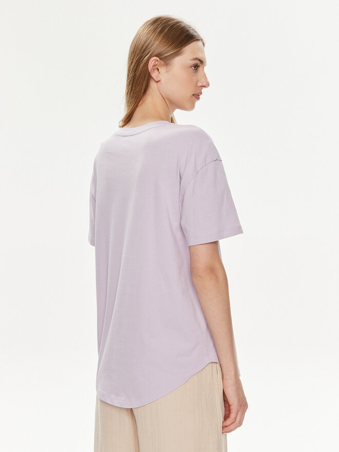 Gap Gap Camiseta 875093-02 Violeta Relaxed Fit