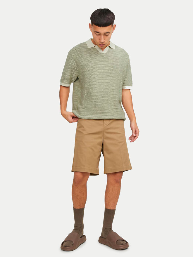 Jack&Jones Jack&Jones Polo Jormykonos 12255950 Zelena Regular Fit