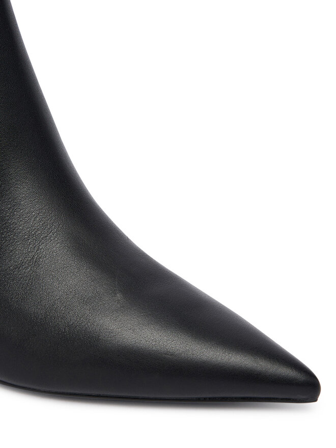 Calvin Klein Ботуши Calvin Klein Ess Kitten Heel Long Boots HW0HW02690 Черен