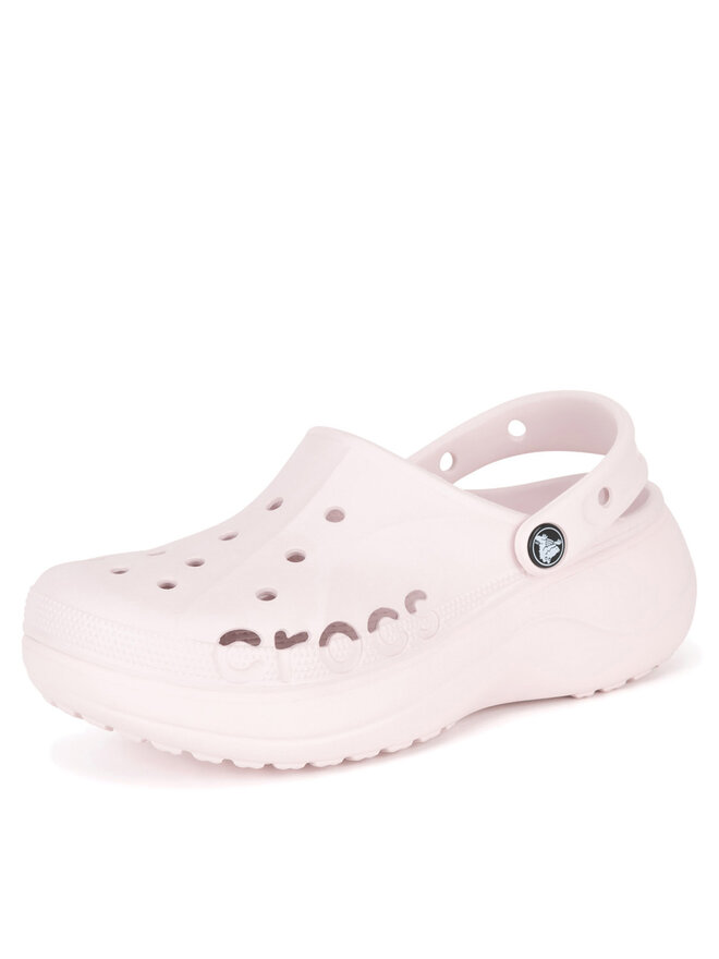 Crocs Şlapi Crocs BAYA PLATFORM CLOG 208186-6PI Roz