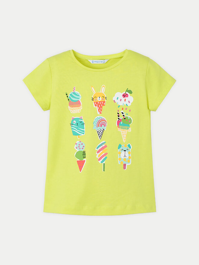 Mayoral Mayoral Majica 3014 Zelena Regular Fit