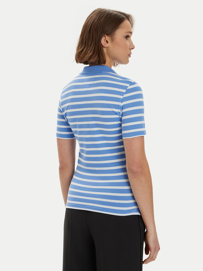 Tommy Hilfiger Tommy Hilfiger Polo marškinėliai 1985 WW0WW39530 Mėlyna Slim Fit