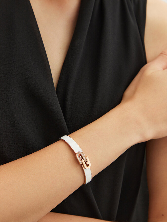 Furla Pulsera Furla Arch Double WJ00087-N79000-1135S-1-008-20-CN-L Blanco