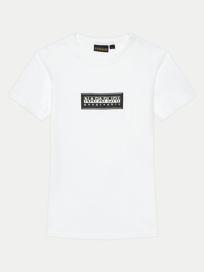 Napapijri Napapijri Camiseta Chamois NP0A4HYL M Blanco Regular Fit