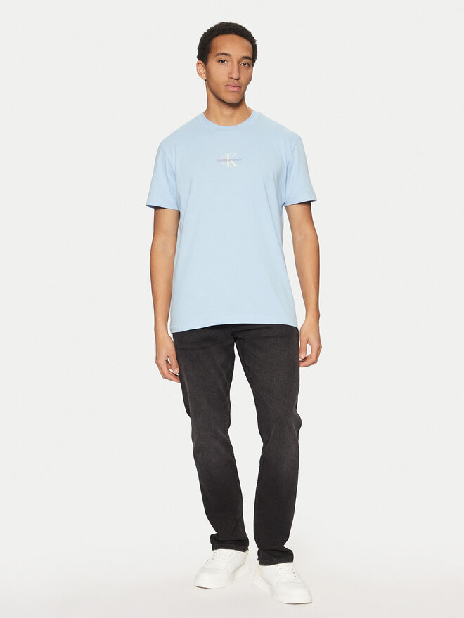 Calvin Klein Jeans Calvin Klein Jeans Camiseta Monologo J30J325649 Celeste Regular Fit