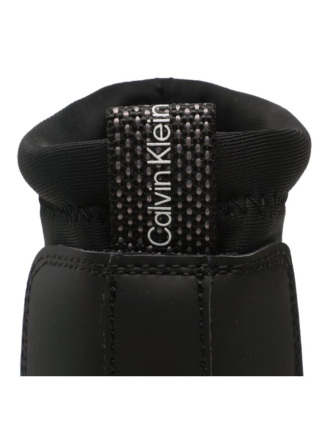 Calvin Klein Jeans Botine Calvin Klein Jeans Chunky Combat Chelsea Boot Rub YW0YW01065 Negru