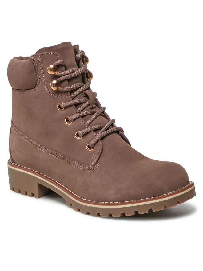 Jenny Fairy Schnürstiefeletten Jenny Fairy WS722-28G Braun