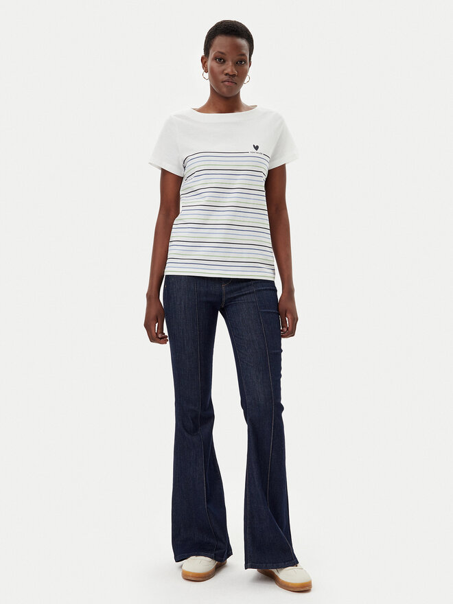 Tom Tailor Tom Tailor Camiseta 1045544 Blanco Regular Fit