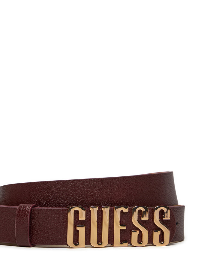 Guess Cinturón para mujer Guess BW9113 P4235 Guinda/burdeos