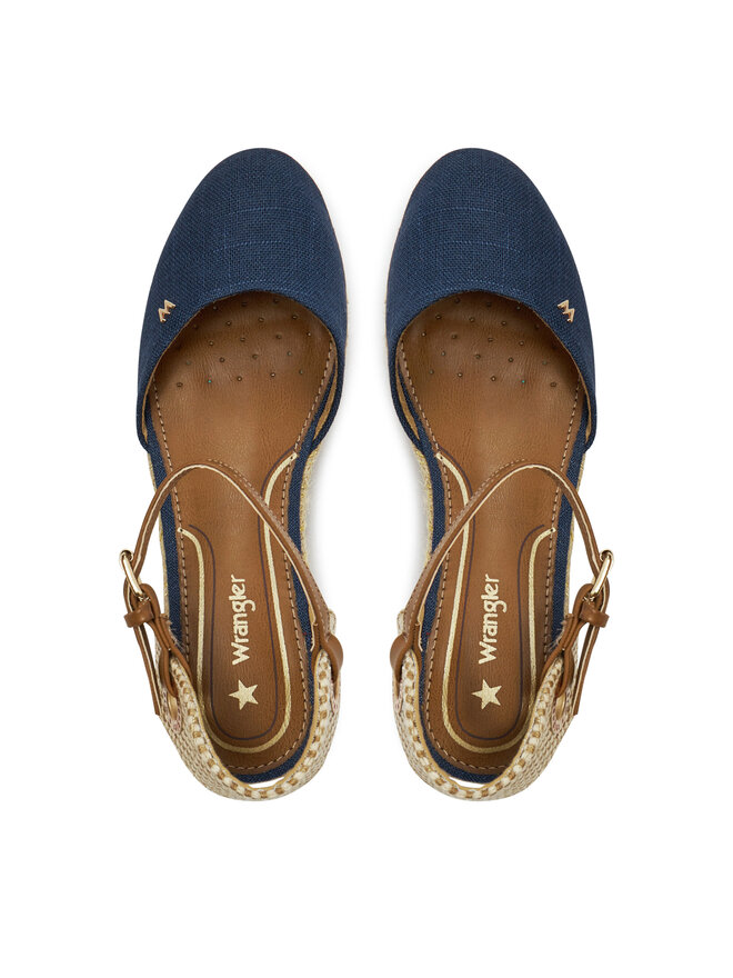 Wrangler Espadryle Wrangler Bela Women Semi Wedge 20241055 Granatowy