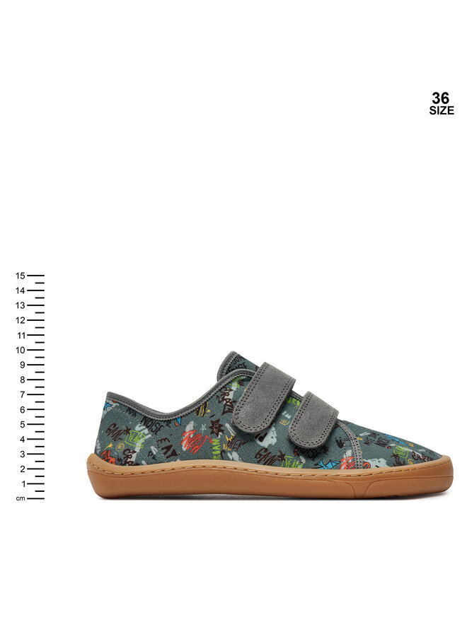 Froddo Hausschuhe Froddo Barefoot Canvas G1700390-1 D Grau