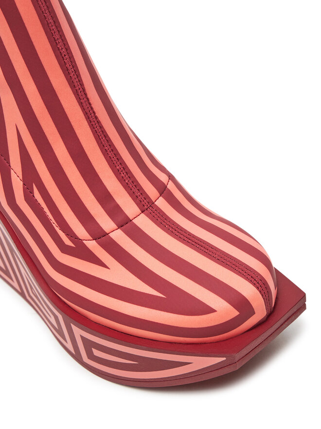 United Nude Botines United Nude Wa Bootie Hi 1087983182 Rojo