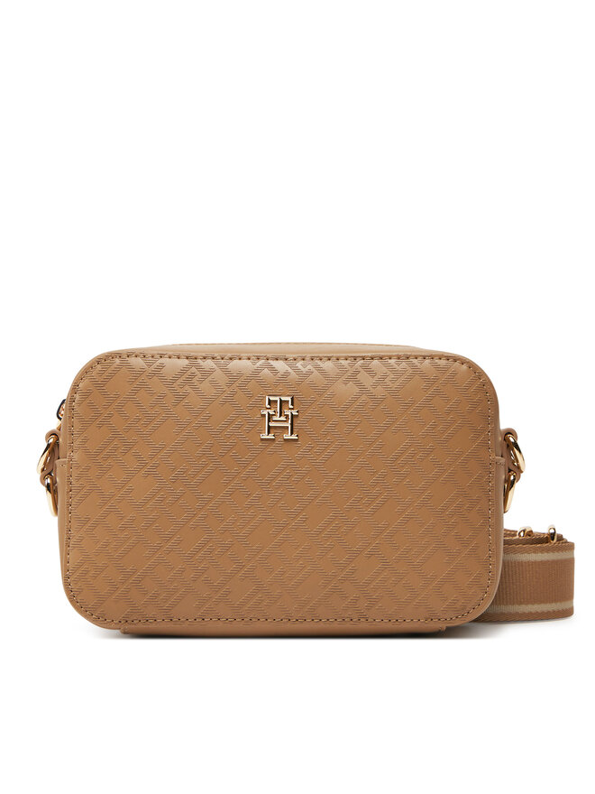 Tommy Hilfiger Torebka Tommy Hilfiger Th Distinct Camera Bag Mono AW0AW17221 Brązowy