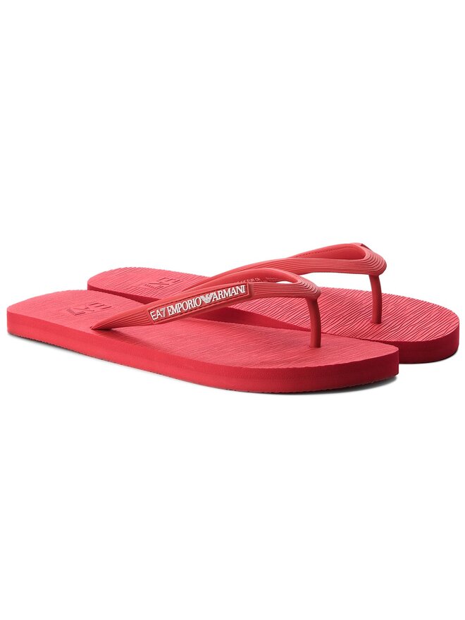 EA7 Emporio Armani Zehentrenner EA7 Emporio Armani Flip Flop Sea World Core U XCQ002 XCC08 A134 Rot