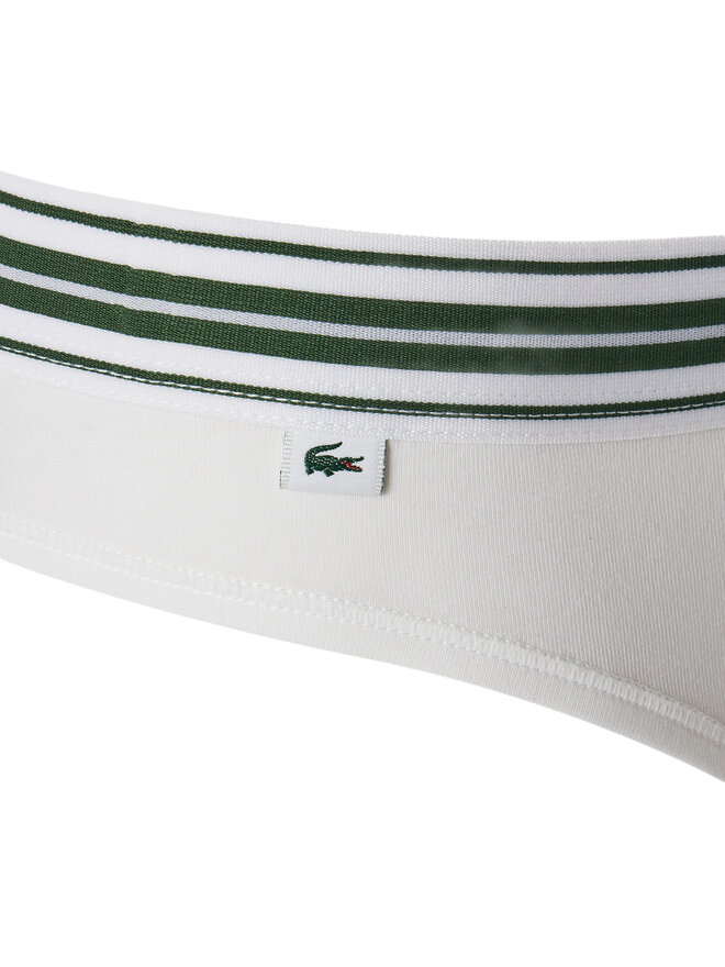 Lacoste Lacoste Klasične spodnje hlačke 8F8185 Bela