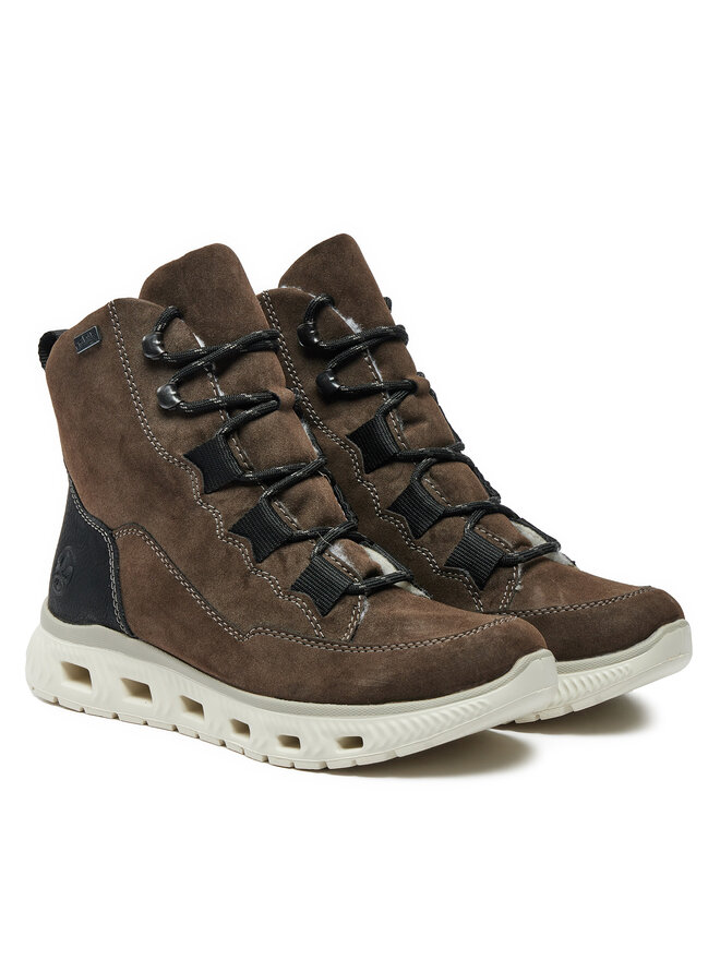 Rieker Schnürschuhe Rieker M6012-25 Braun