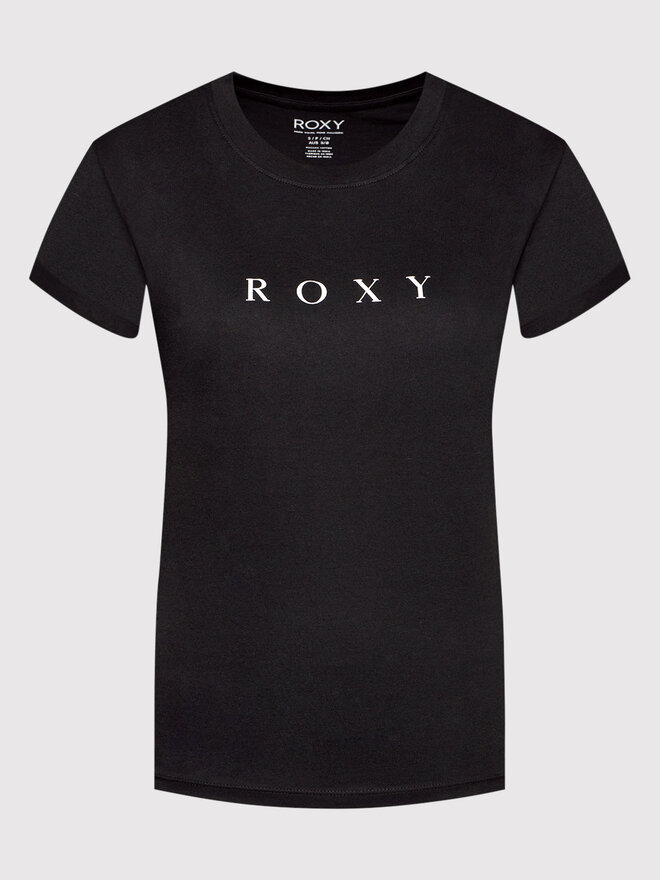 Roxy Roxy Marškinėliai Epic Afternoon ERJZT05385 Juoda Regular Fit