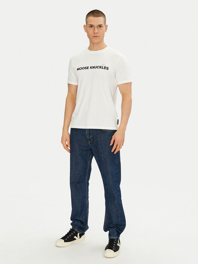 Moose Knuckles Moose Knuckles Футболка Conway M15MT760 Écru Regular Fit