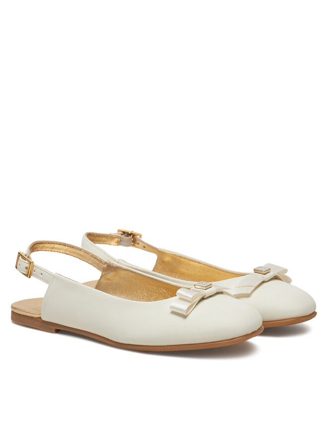 Tommy Hilfiger Сандали Tommy Hilfiger Ballerina Chanel T4A3-33929-0206 S Екрю