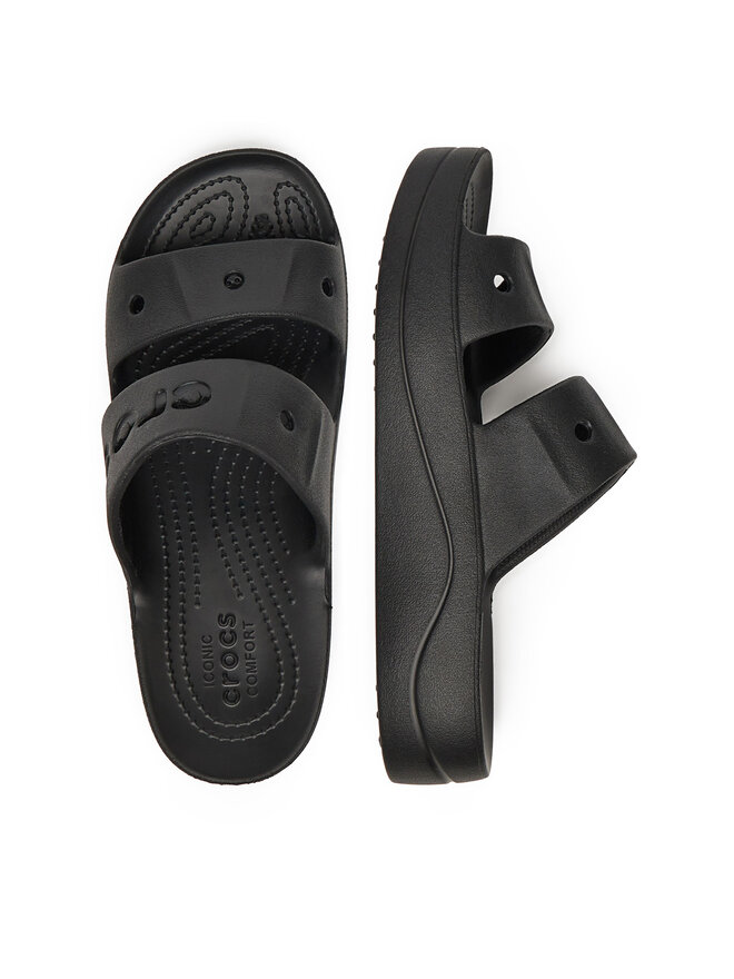 Crocs Iešļūcenes Crocs BAYA PLATFORM SANDAL 208188-001 Melns