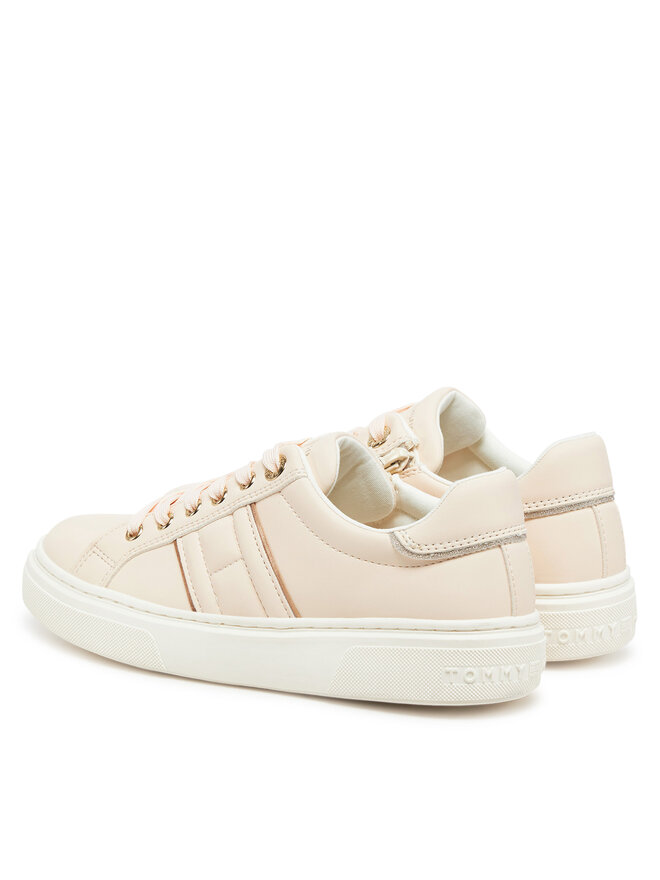 Tommy Hilfiger Sneakersy Tommy Hilfiger Low Cut Lace-Up Sneake 3A9-33745-1439 Ružová
