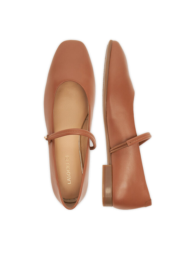 Lasocki Balerinke Lasocki CEO-RST-ROMI-64 Rjava