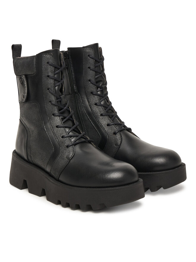Fly London Schnürschuhe Fly London Zelyfly P145315000 Schwarz