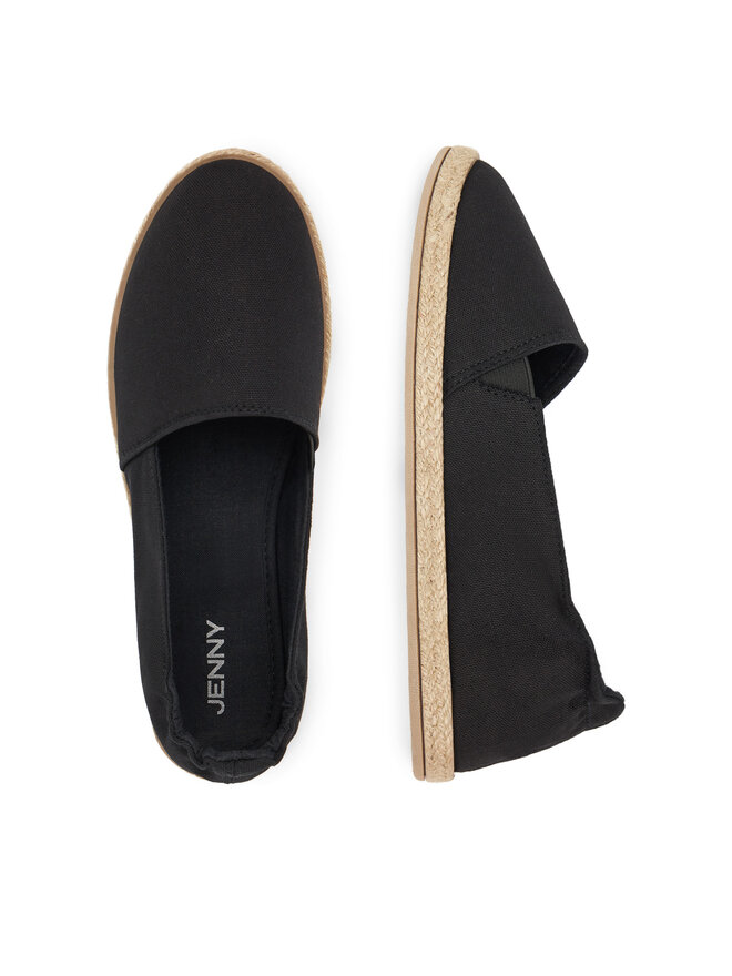 JENNY Espadrilky JENNY KAYLA WSK1609-05 Čierna