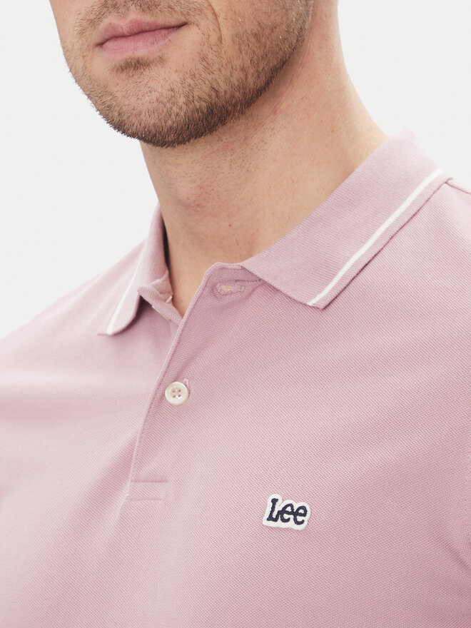 Lee Lee Pólóing Pique 112363856 Lila Regular Fit