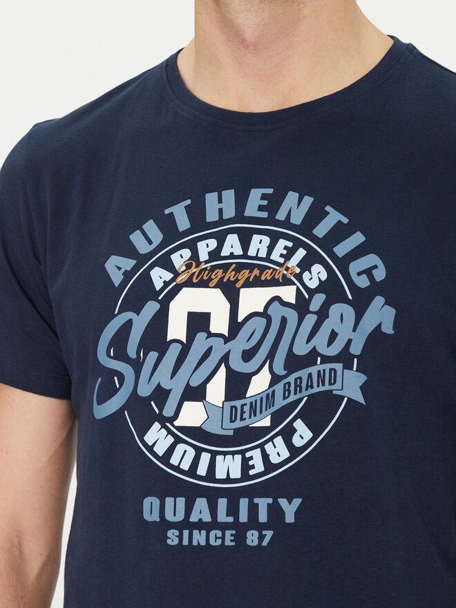 Blend Blend T-Shirt 20717758 Σκούρο μπλε Regular Fit