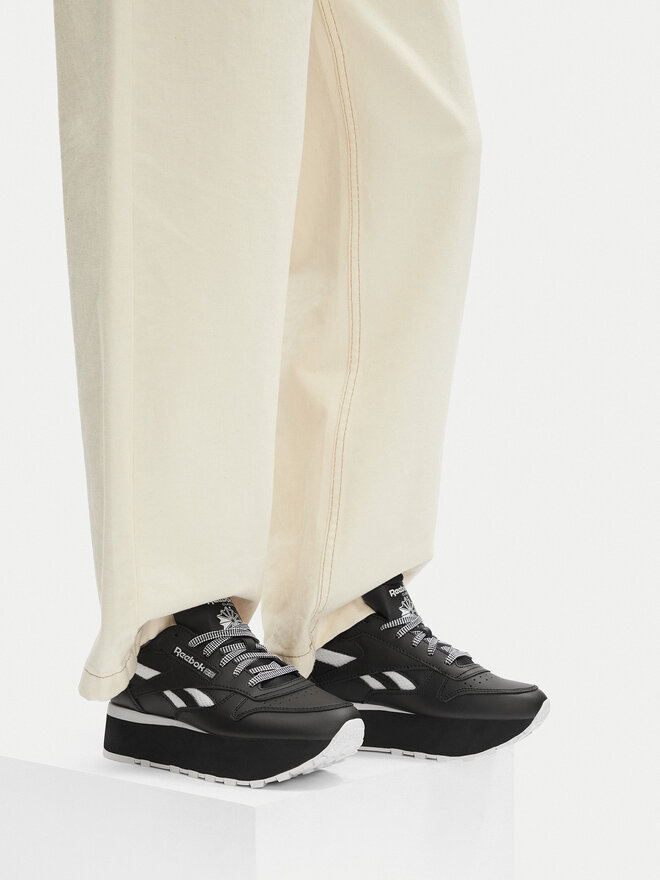 Reebok Αθλητικά Reebok CLASSIC LEATHER TRIPLE LIFT 100209621 Μαύρο