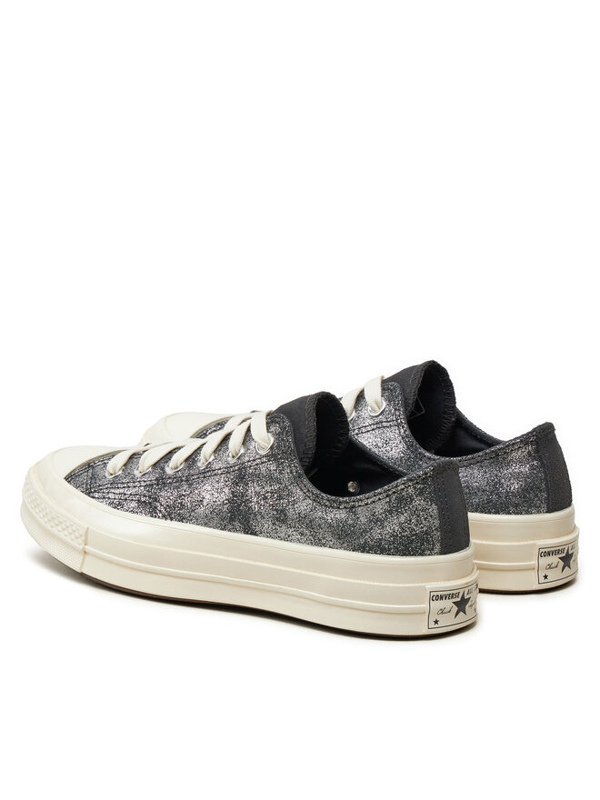 Converse Trampki Converse Chuck 70 Suede Shimmer Ox A10379C Szary