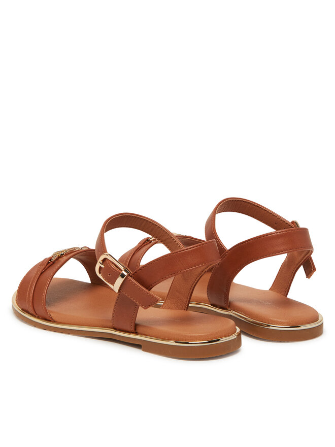 Tommy Hilfiger Sandále Tommy Hilfiger T3A2-33778-0326 S Hnedá