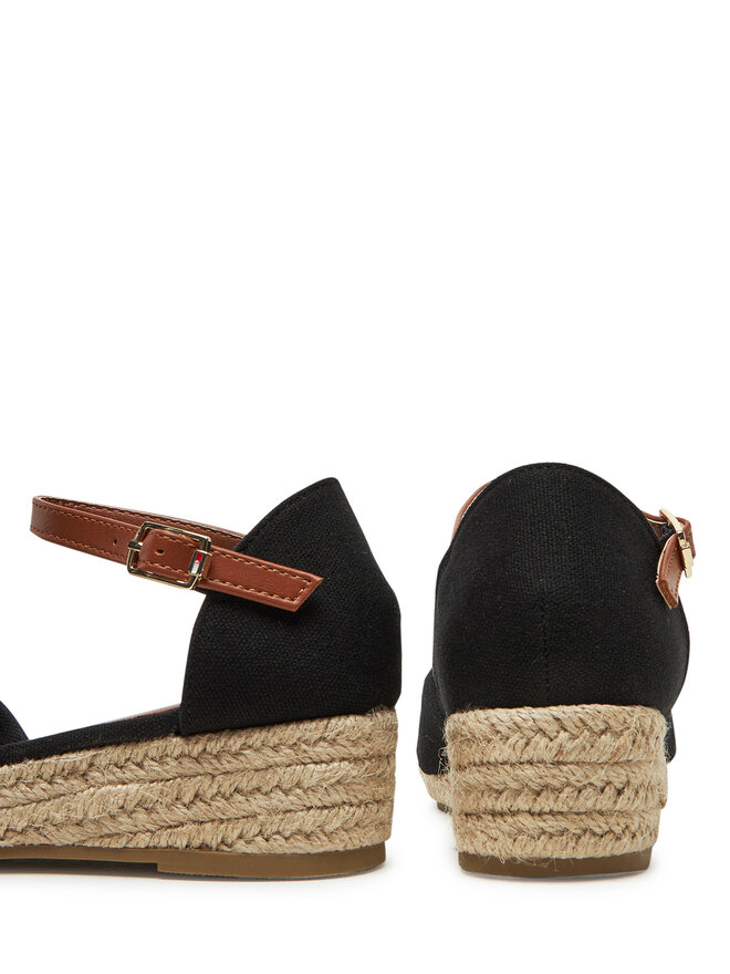 Tommy Hilfiger Espadrilky Tommy Hilfiger T3A7-33801-0048 S Černá