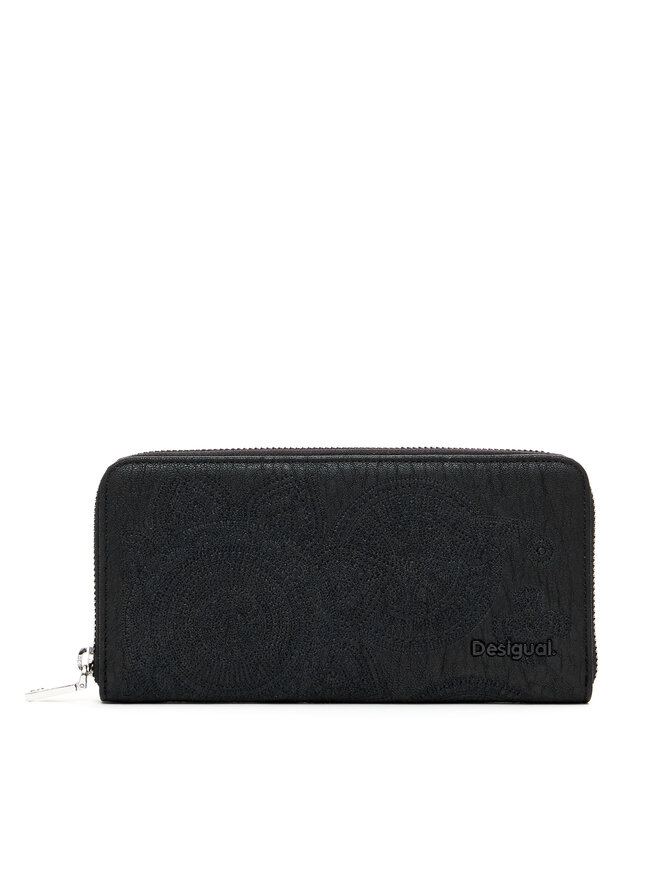 Desigual Cartera grande para mujer Desigual Dejavu Fiona 24WAYP21 Negro