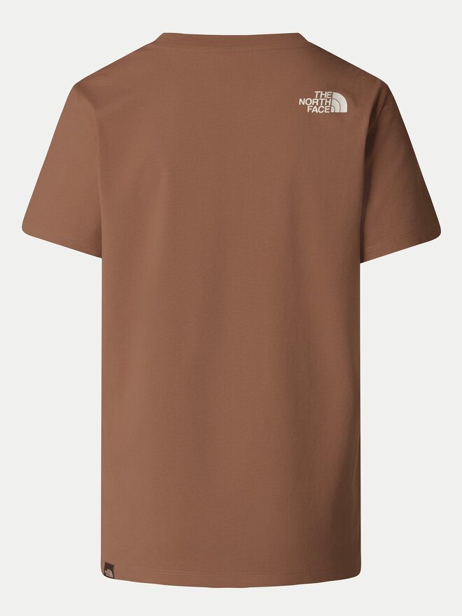 The North Face The North Face Majica Easy NF0A8A6G Rjava Loose Fit