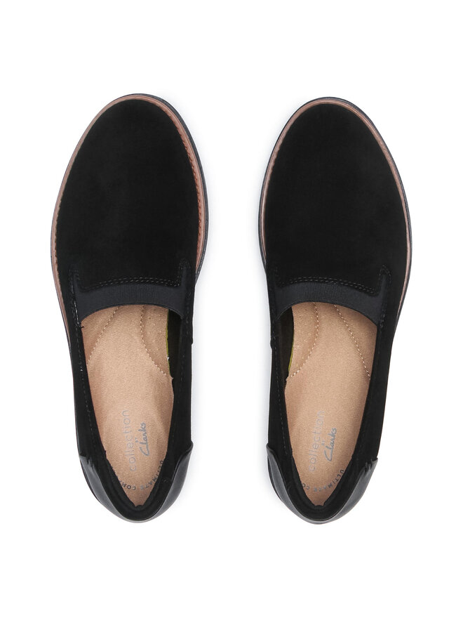 Clarks Półbuty Clarks Sharon Dolly 261558194 Czarny