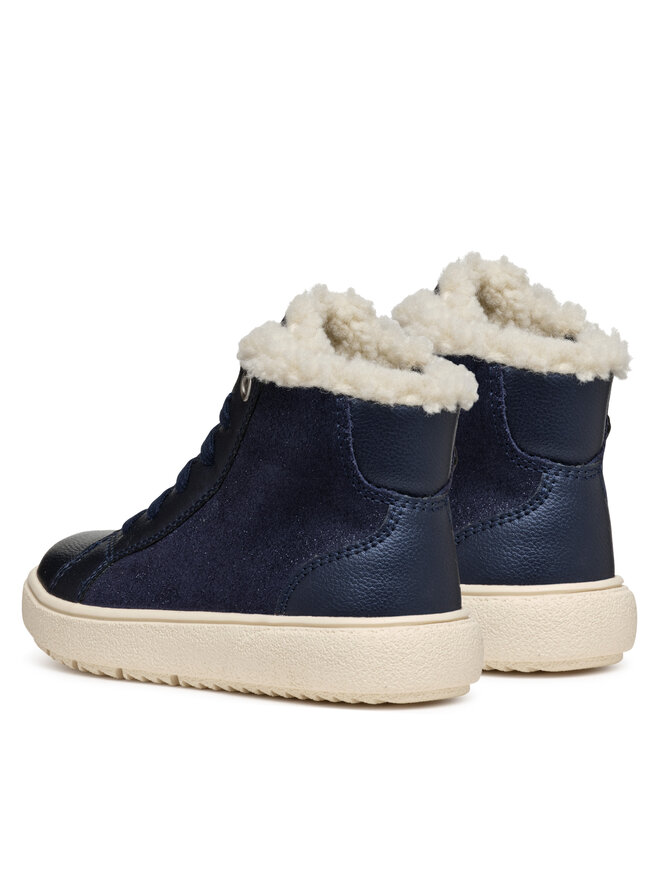 Geox Schnürschuhe Geox J Theleven Girl B Ab J46HTA 077BC C4021 S Dunkelblau