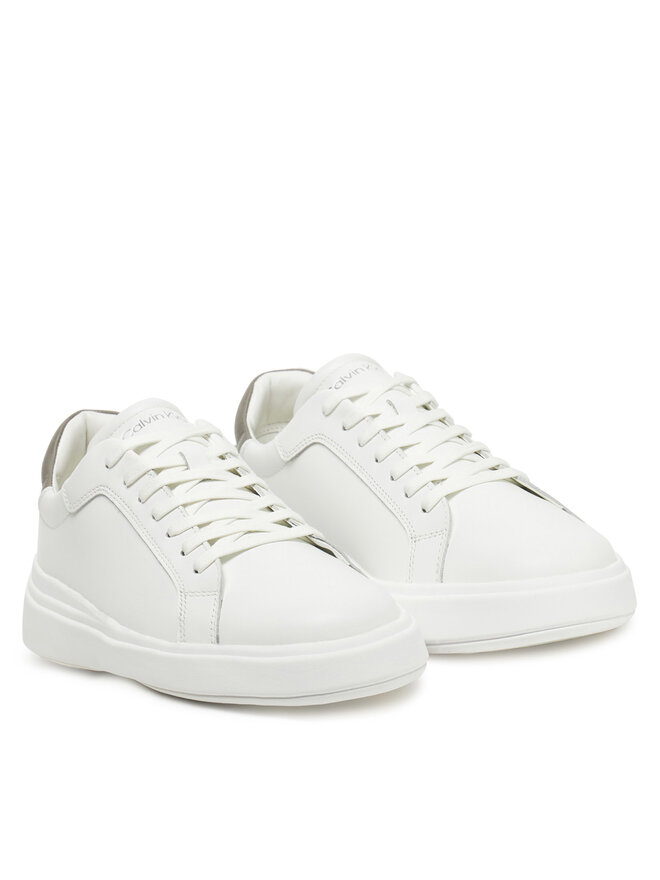 Calvin Klein Αθλητικά Calvin Klein Low Top Lace Up Lth HM0HM01016 Λευκό